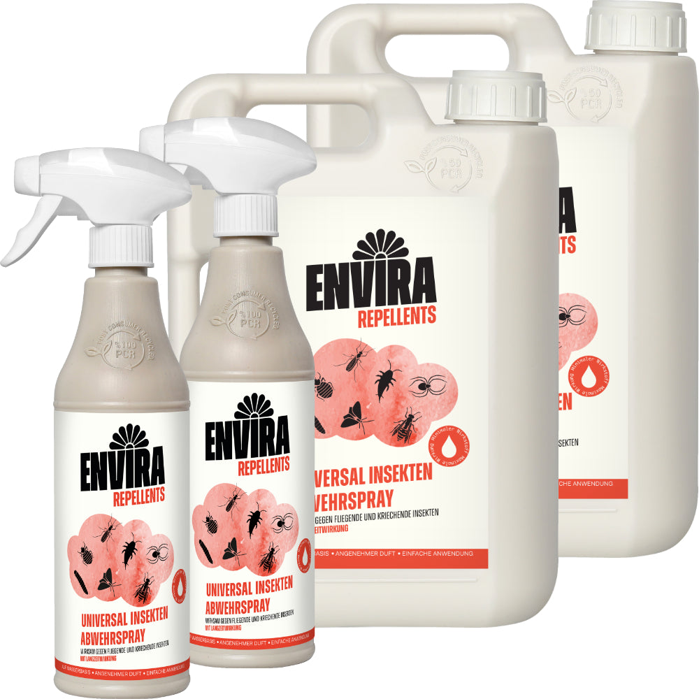 Envira Universal Abwehrspray 2 x 500ml + 2 x 2L