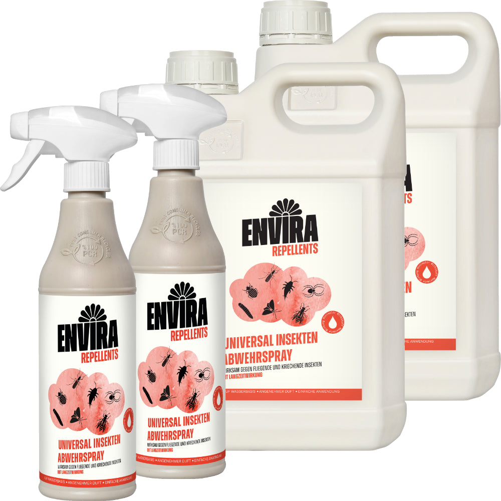Envira Universal Abwehrspray 2 x 500ml + 2 x 5L
