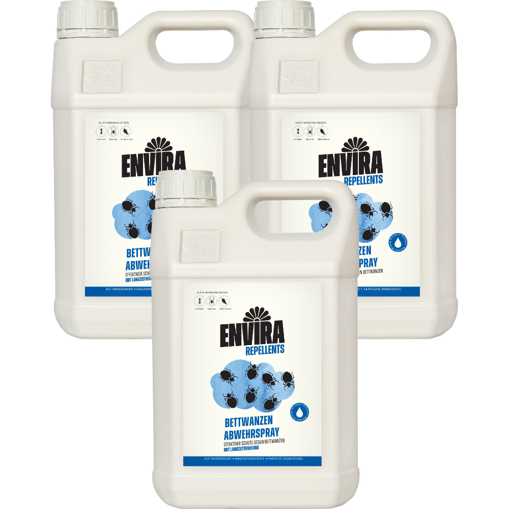 Envira Bettwanzen Abwehrspray 3 x 5L