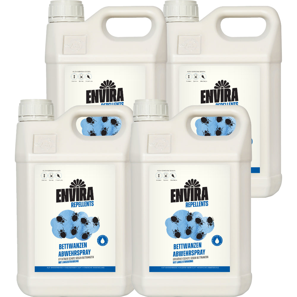 Envira Bettwanzen Abwehrspray 4 x 5L