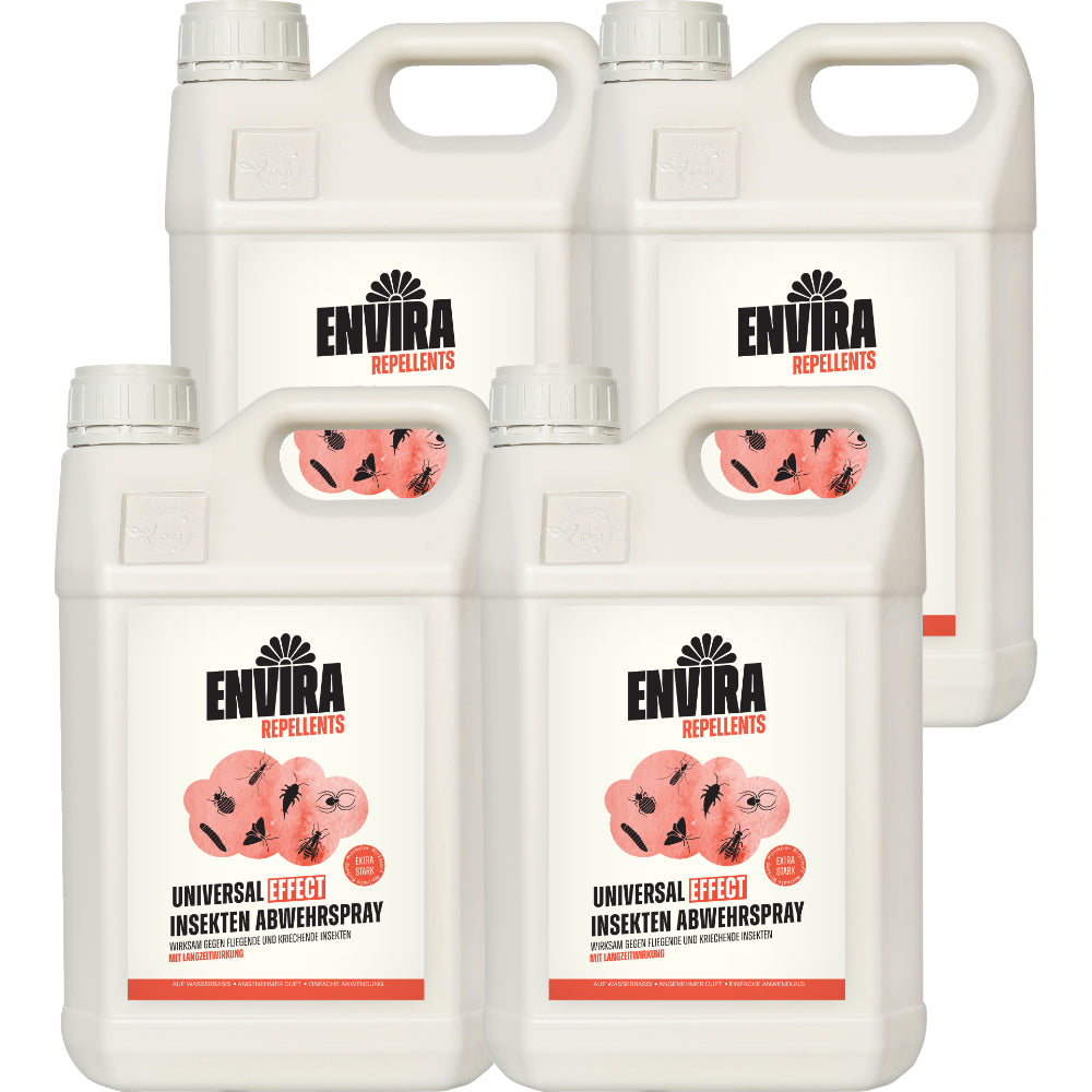Envira EFFECT Abwehrspray - EXTRA Starke Formel - 4 x 5L
