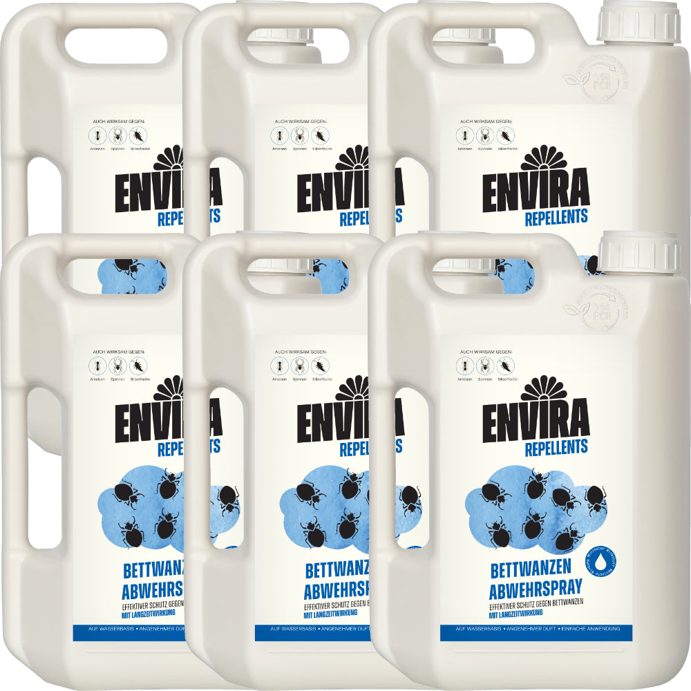 Envira Bettwanzen Abwehrspray 6 x 2L