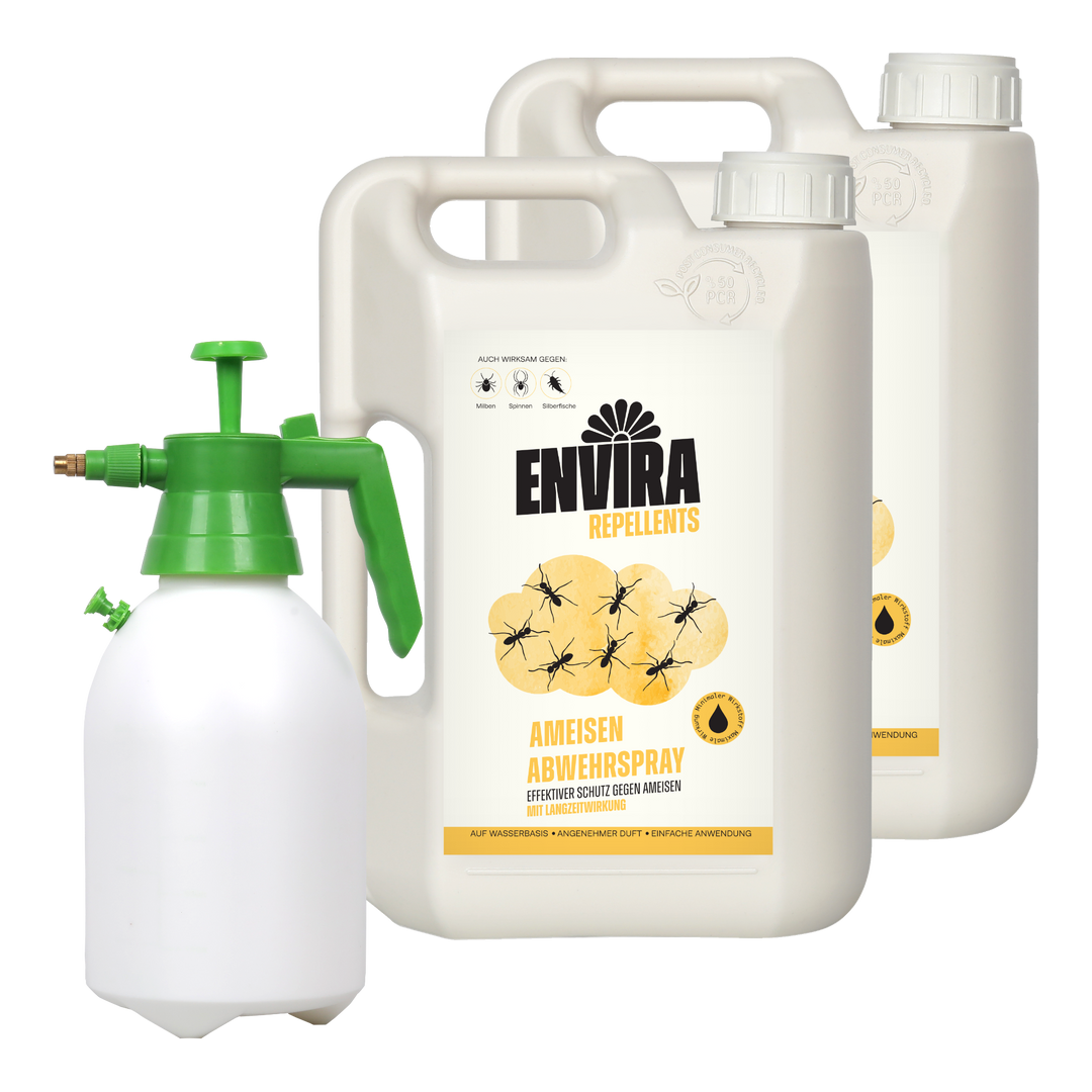 Envira Ameisen Abwehrspray 2 x 2L + 2L Drucksprüher