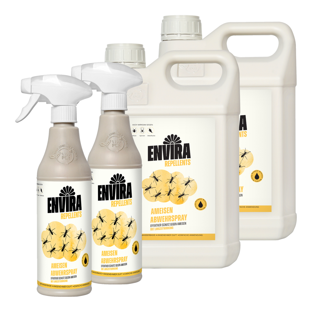 Envira Ameisen Abwehrspray 2 x 500ml + 2 x 5L
