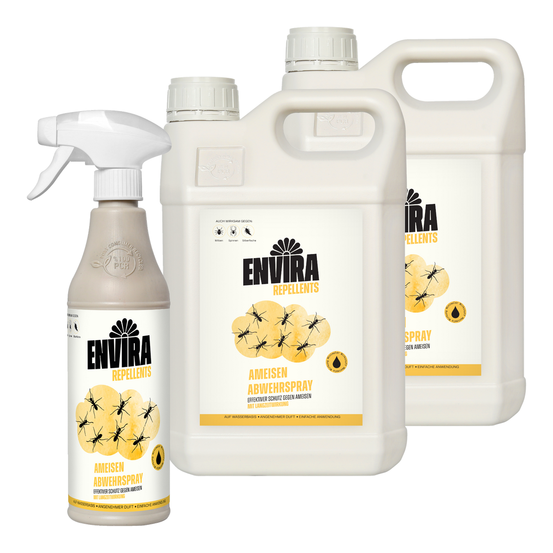 Envira Ameisen Abwehrspray 500ml + 2 x 5L