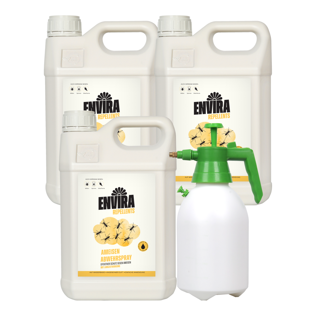 Envira Ameisen Abwehrspray 3 x 5L + 2L Drucksprüher