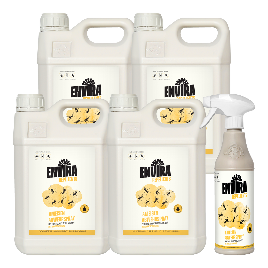 Envira Ameisen Abwehrspray 500ml + 4 x 5L