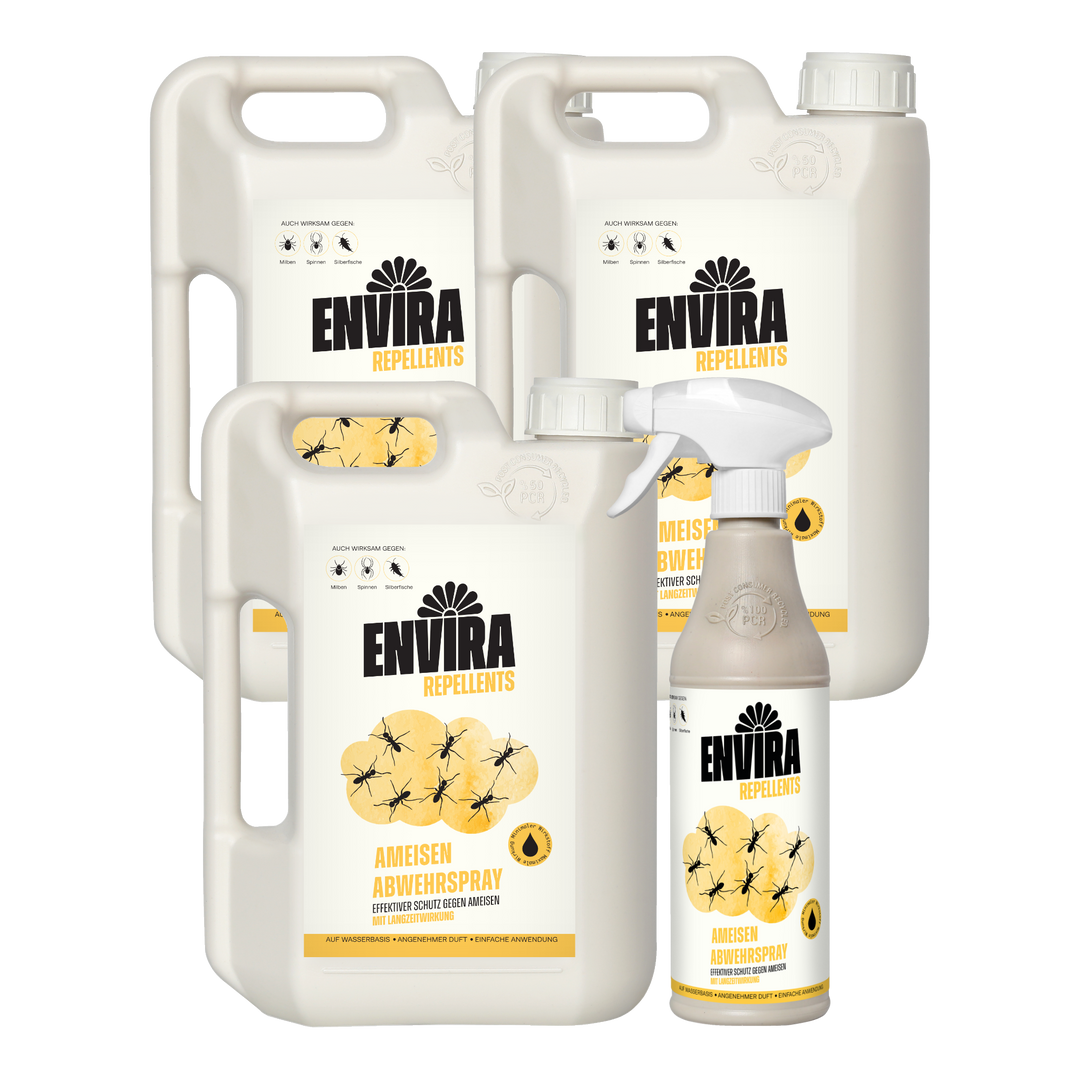 Envira Ameisen Abwehrspray 500ml + 3 x 2L