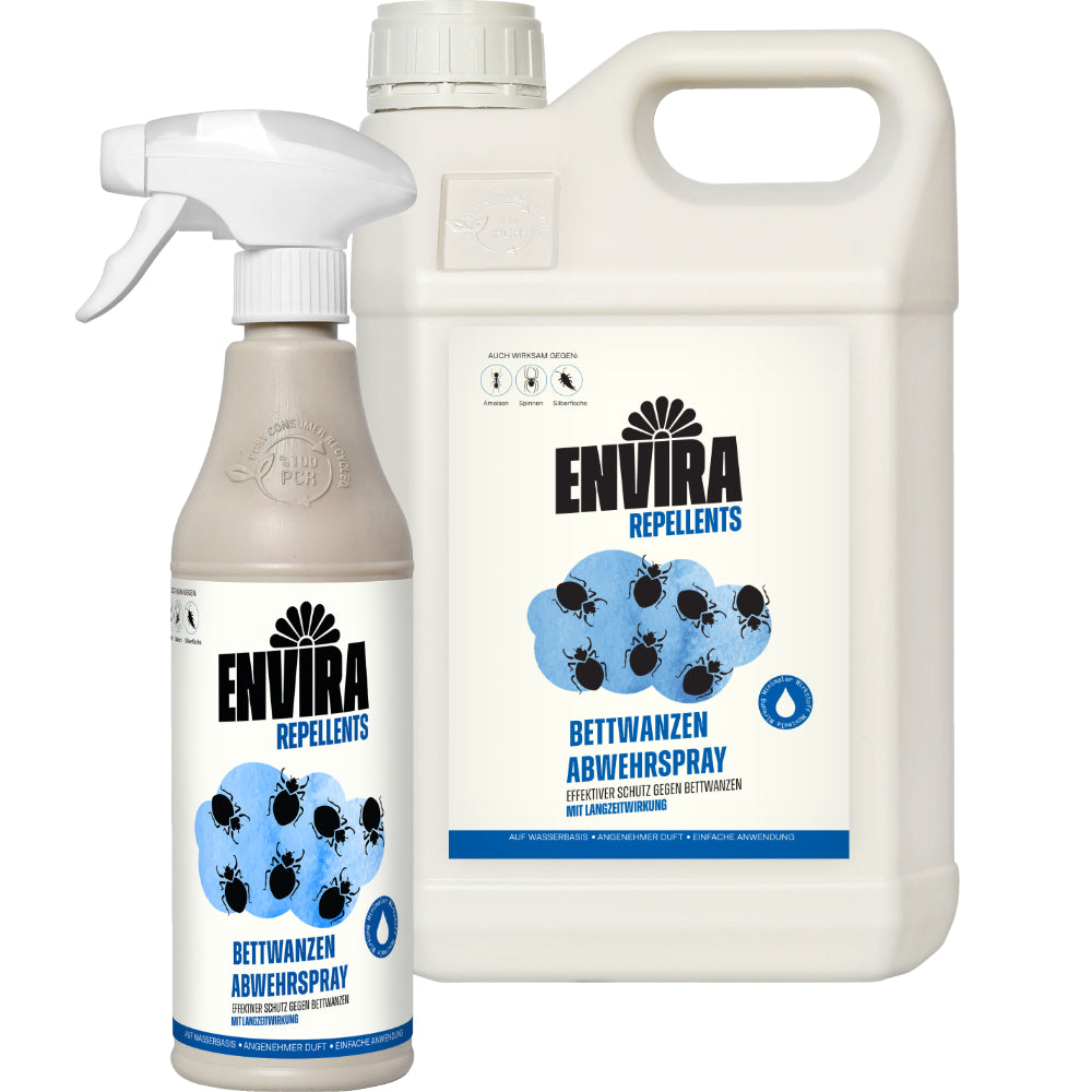 Envira Bettwanzen Abwehrspray 500ml + 5L