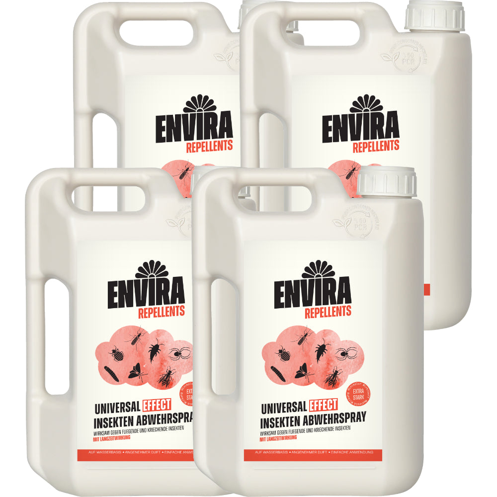 Envira EFFECT Abwehrspray - EXTRA Starke Formel - 4 x 2L