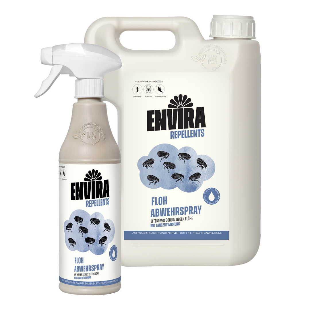 Envira Floh Abwehrspray 500ml + 2L