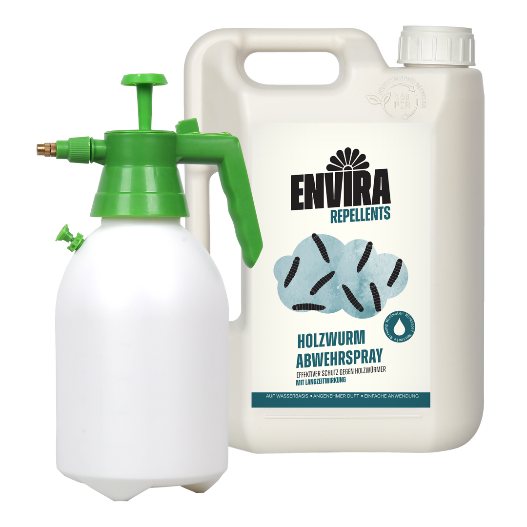 Envira Holzwurm Abwehrspray 2L + 2L Drucksprüher