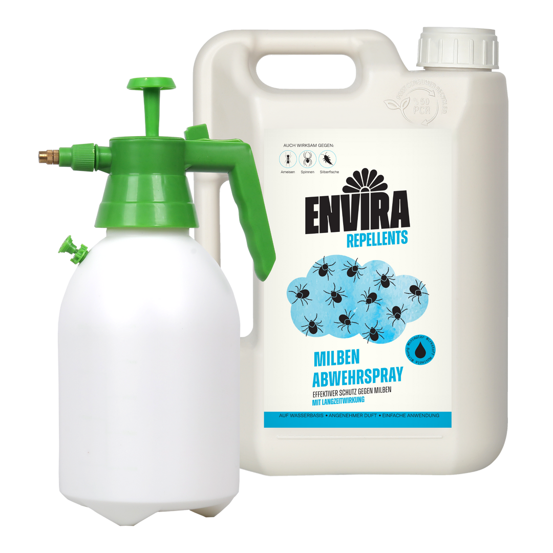 Envira Milben Abwehrspray 2L + 2L Drucksprüher