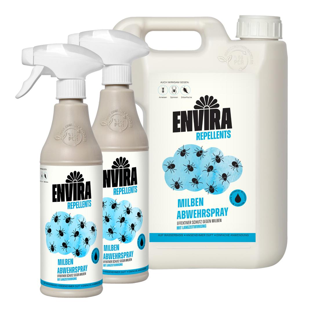 Envira Milben Abwehrspray 2 x 500ml + 2L