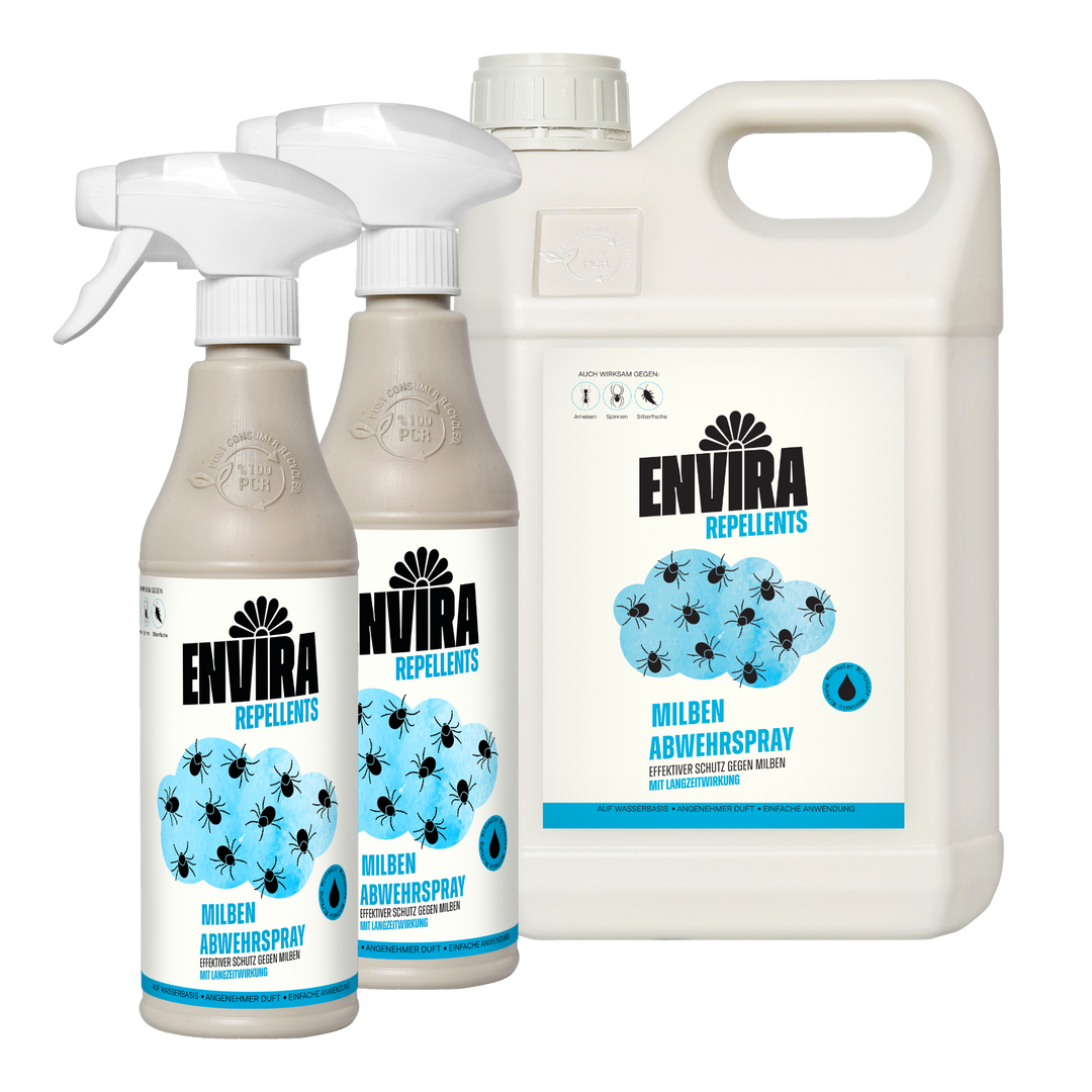 Envira Milben Abwehrspray 2 x 500ml + 5L