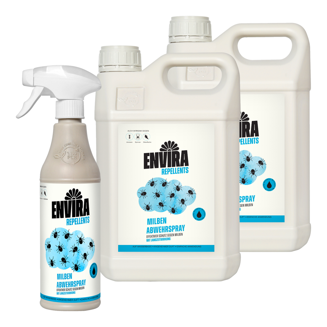 Envira Milben Abwehrspray 500ml + 2 x 5L