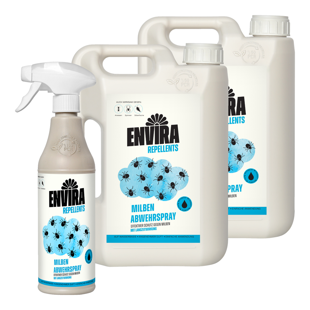 Envira Milben Abwehrspray 500ml + 2 x 2L