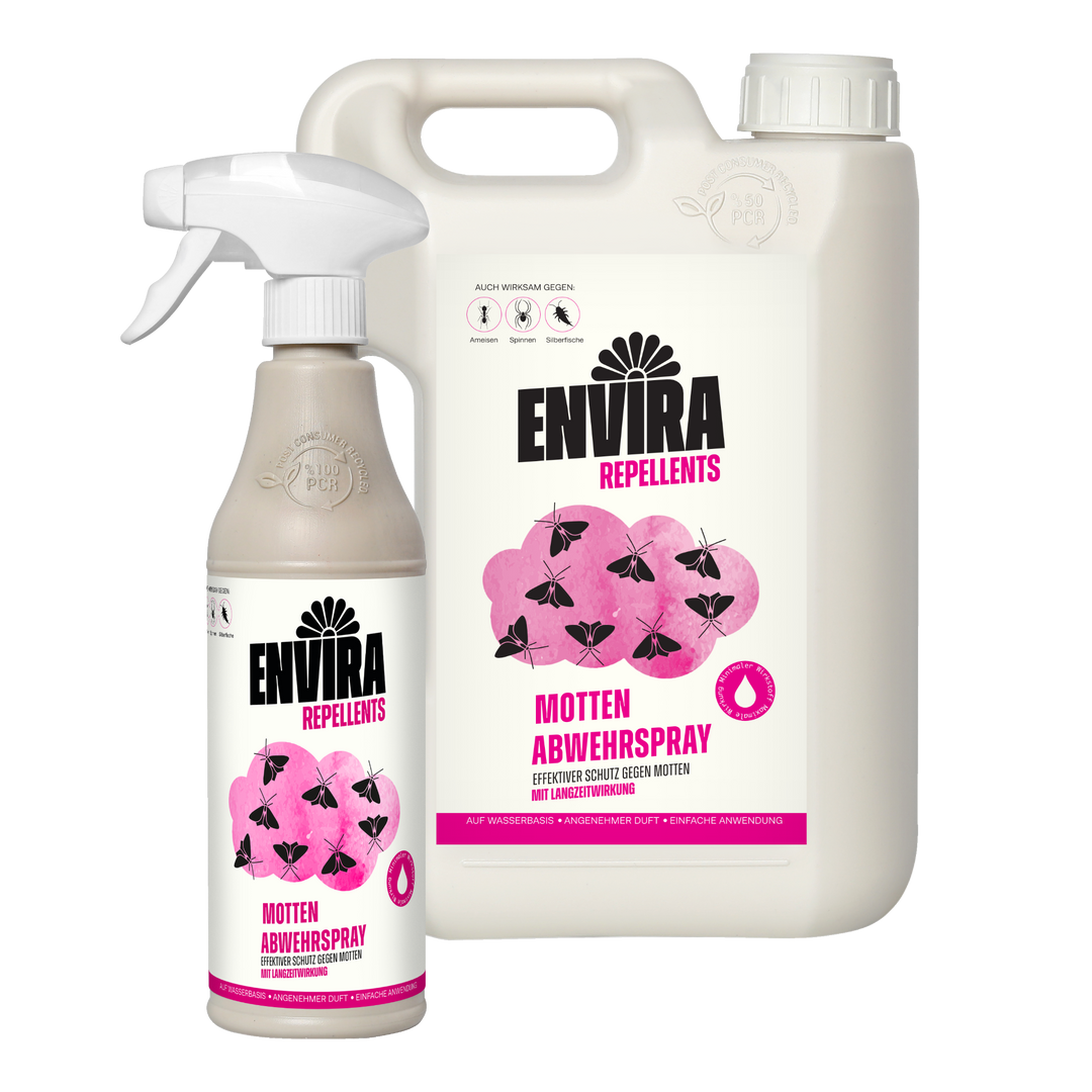 Envira Motten Abwehrspray 500ml + 2L