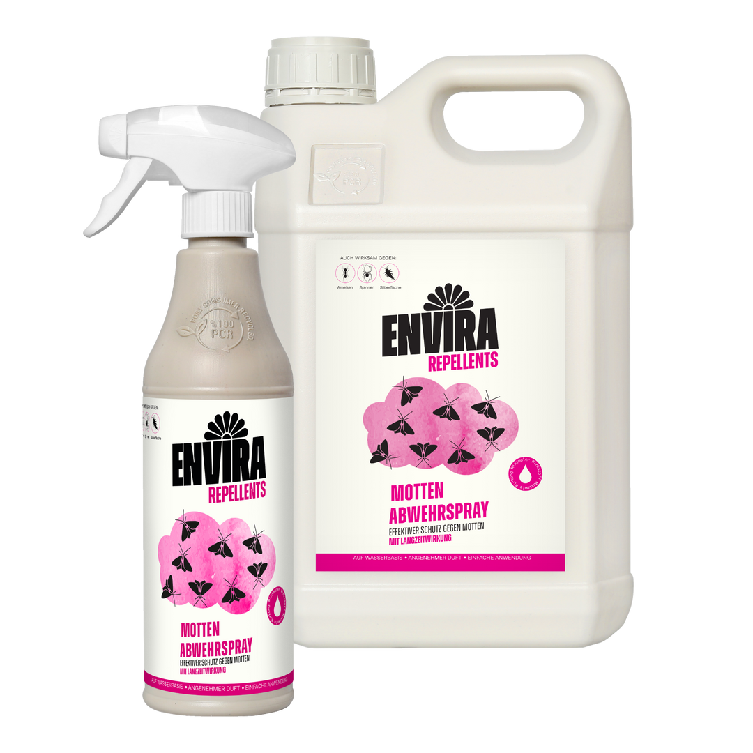 Envira Motten Abwehrspray 500ml + 5L