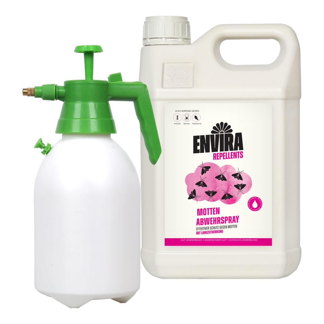 Envira Motten Abwehrspray 5L + 2L Drucksprüher