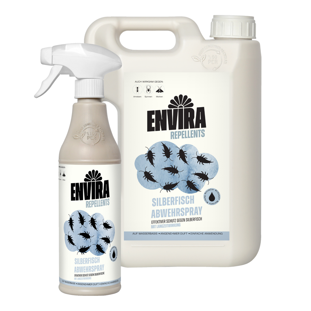 Envira Silberfisch Abwehrspray 500ml + 2L