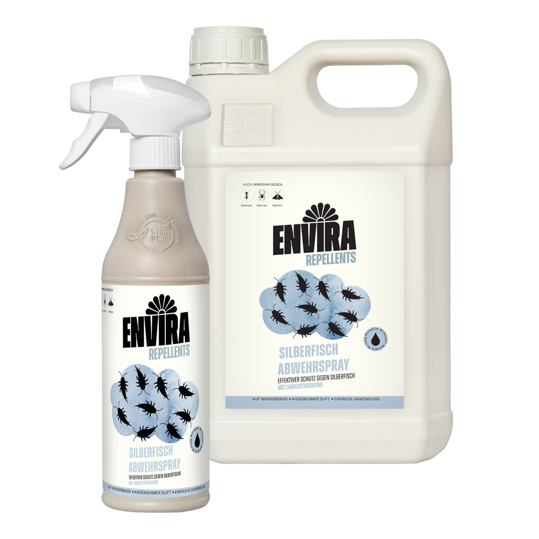 Envira Silberfisch Abwehrspray 500ml + 5L
