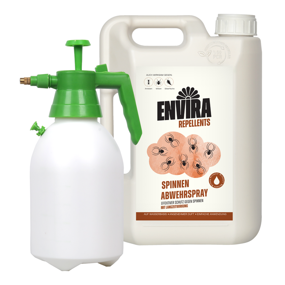 Envira Spinnen Abwehrspray 2L + 2L Drucksprüher