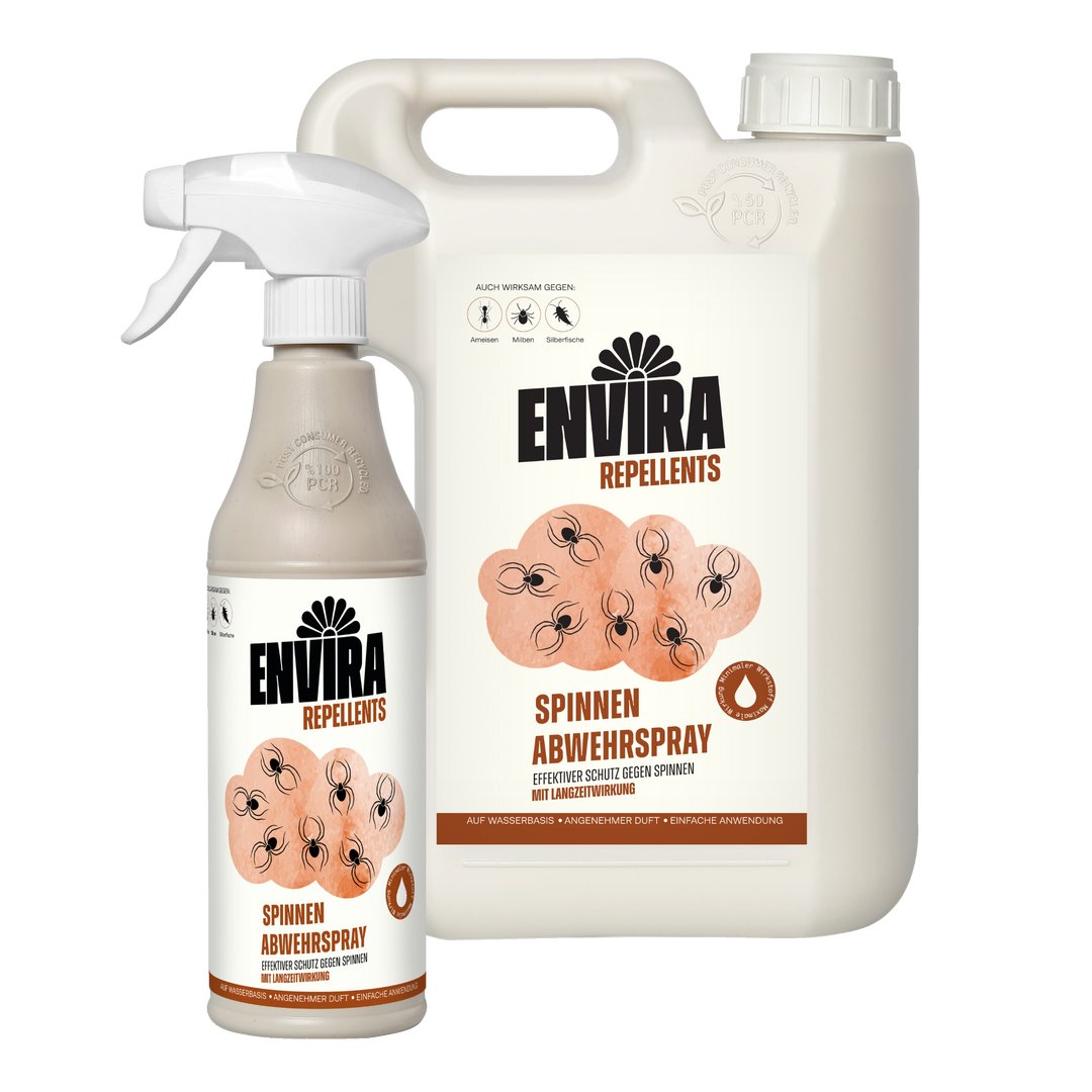 Envira Spinnen Abwehrspray 500ml + 2L
