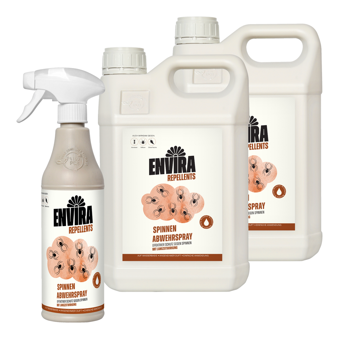 Envira Spinnen Abwehrspray 500ml + 2 x 5L