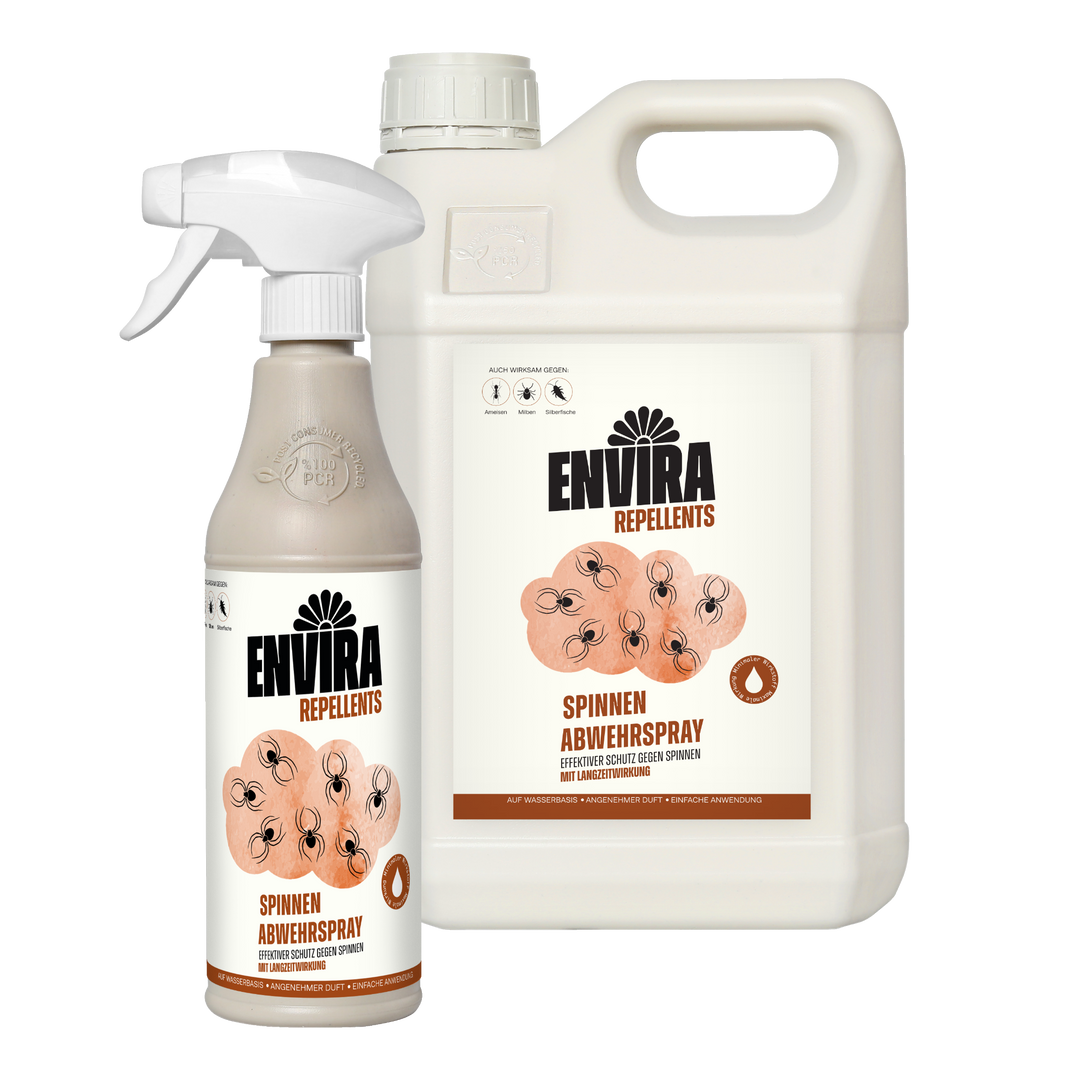 Envira Spinnen Abwehrspray 500ml + 5L