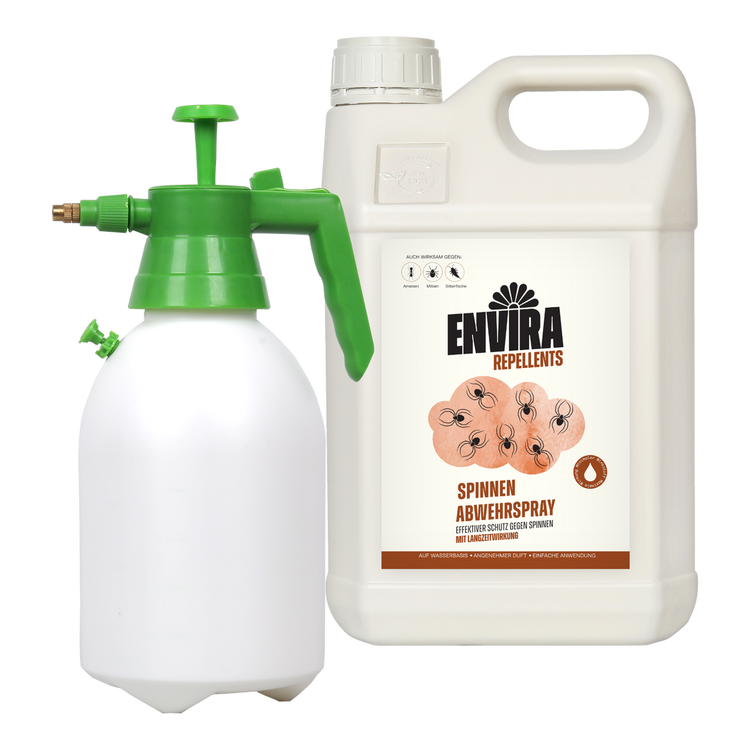 Envira Spinnen Abwehrspray 5L + 2L Drucksprüher
