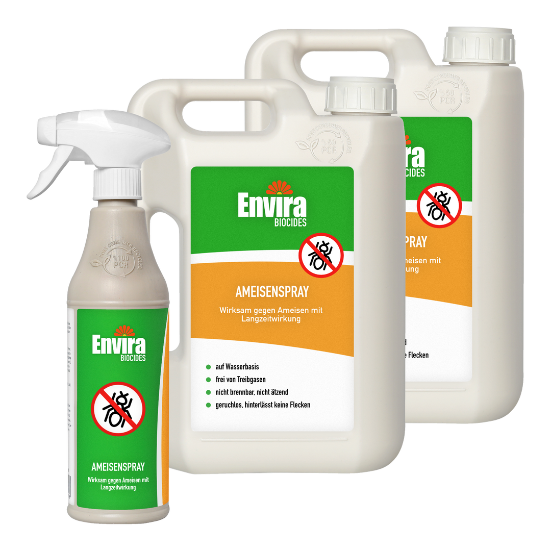 Envira Ameisenspray 500ml + 2 x 2L