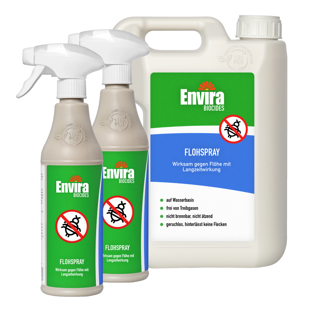 Envira Flohspray 2 x 500ml + 2L