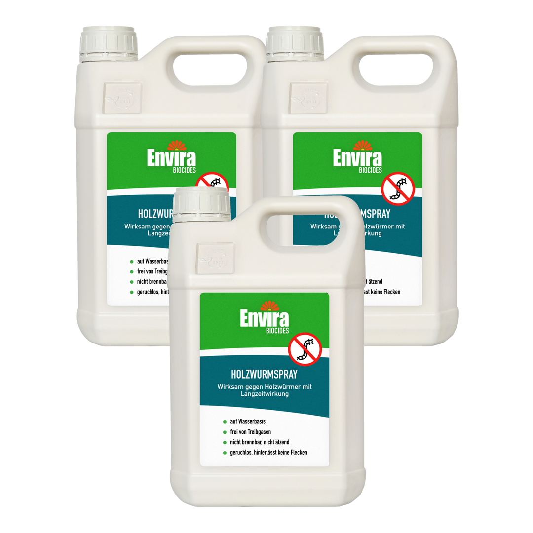 Envira Holzwurmspray 3 x 5L