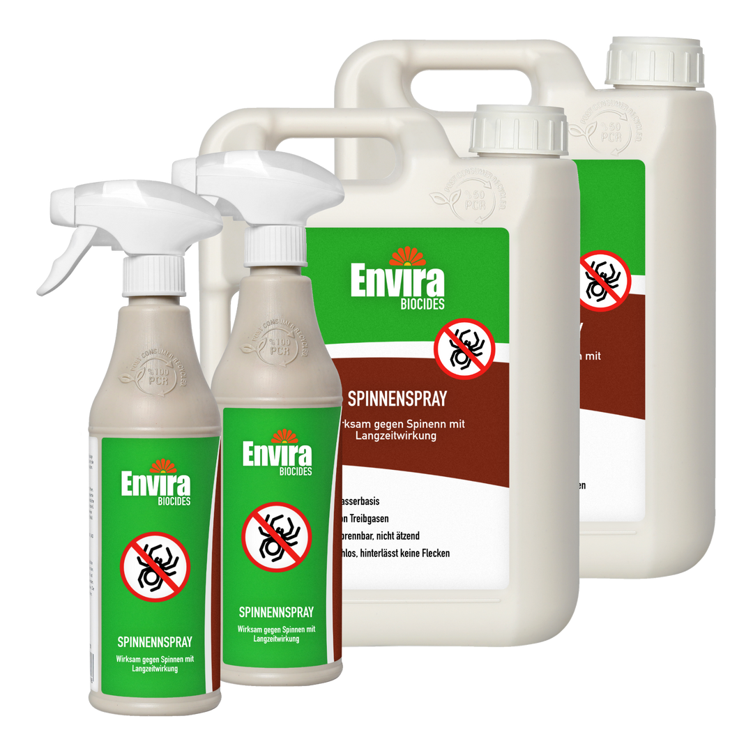 Envira Spinnenspray 2 x 500ml + 2 x 2L
