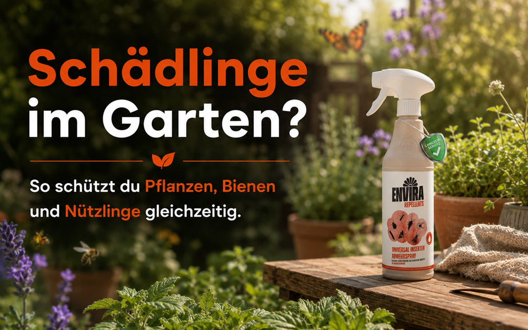 Schädlinge im Garten? So schützt du Pflanzen, Bienen und Nützlinge gleichzeitig.