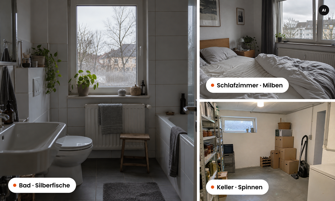 Schädlinge im Winter: Wer jetzt im Haus aktiv ist und wie du vorbeugst