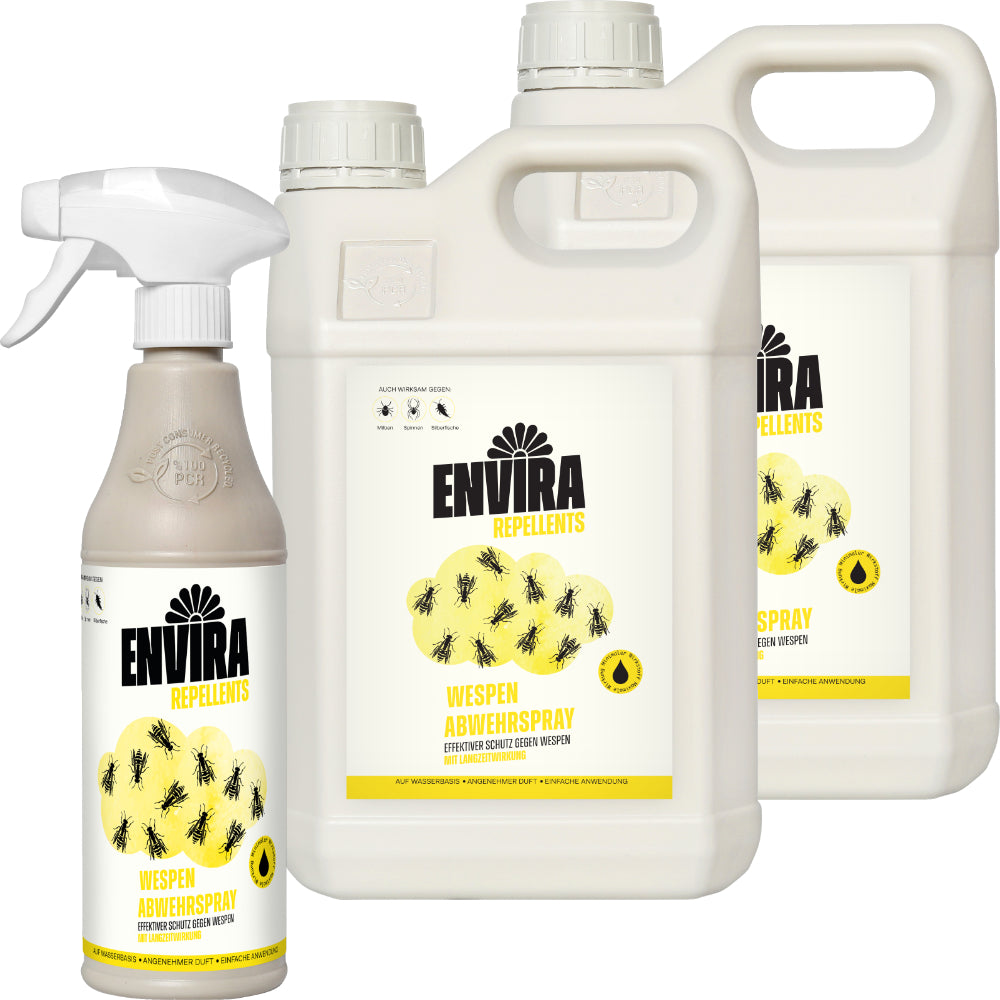 Envira Wespen Abwehrspray 500ml + 2 x 5L