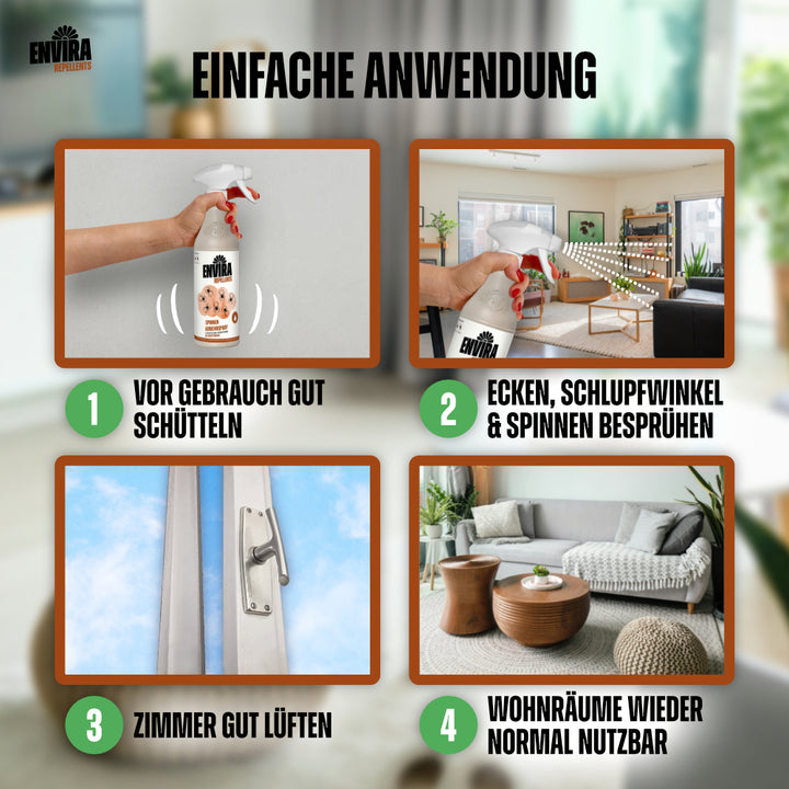 Envira Spinnen Abwehrspray