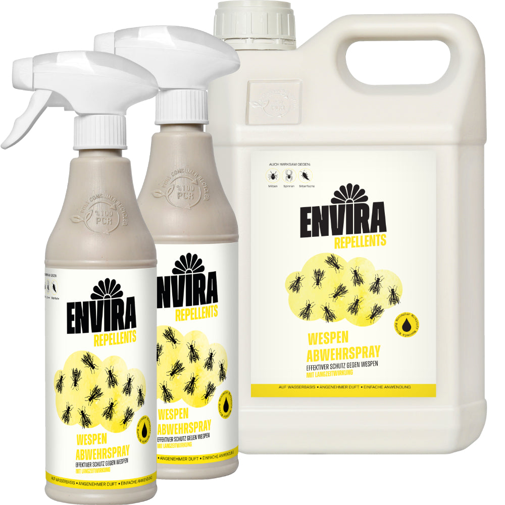 Envira Wespen Abwehrspray 2 x 500ml + 5L