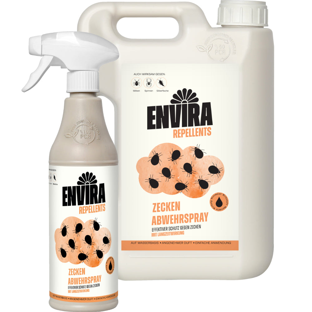 Envira Zecken Abwehrspray 500ml + 2L
