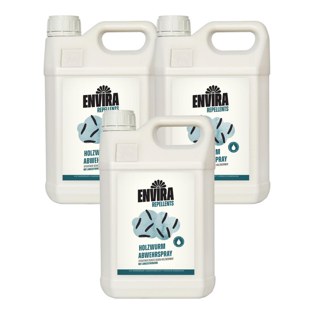 Envira Holzwurm Abwehrspray 3 x 5L