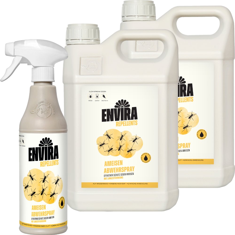Envira Ameisen Abwehrspray 2 x 5L + 500ml