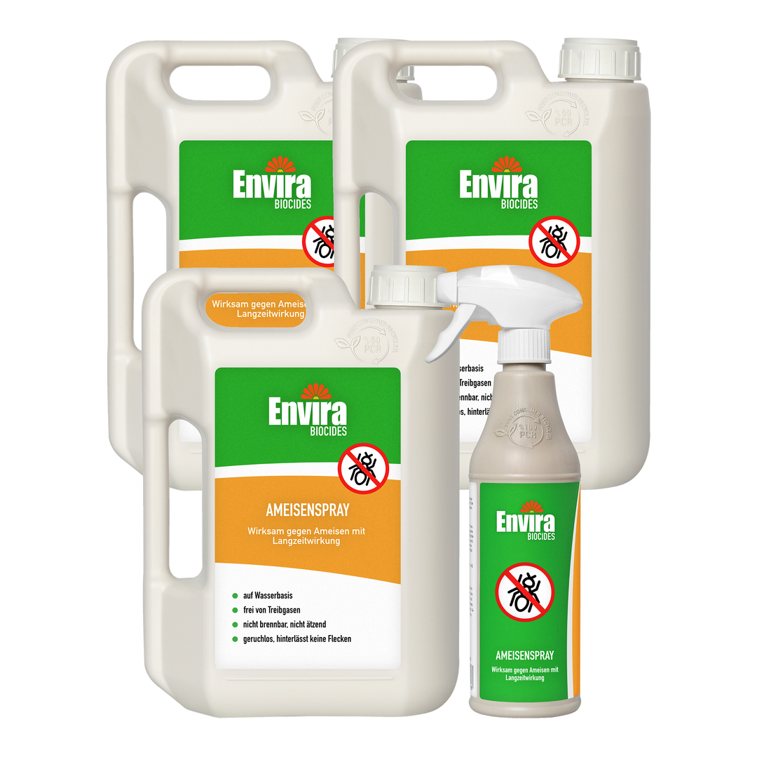 Envira Ameisenspray 500ml + 3 x 2L