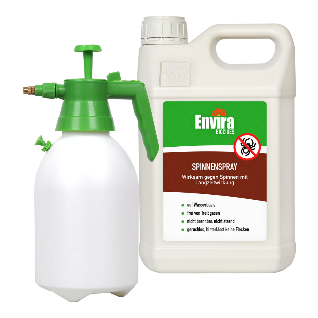 Envira Spinnenspray 5L + 2L Drucksprüher